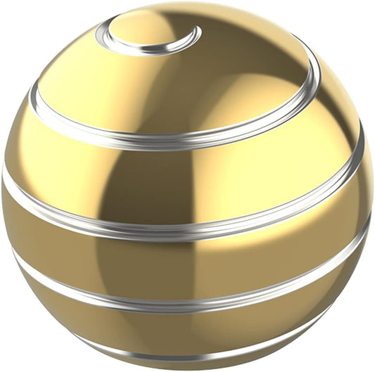 Kinetic Desk Toy Ball, 1.54'' Kinetic Desktop Spinning Toys, Optical Illusion Fidget Toys Gadgets