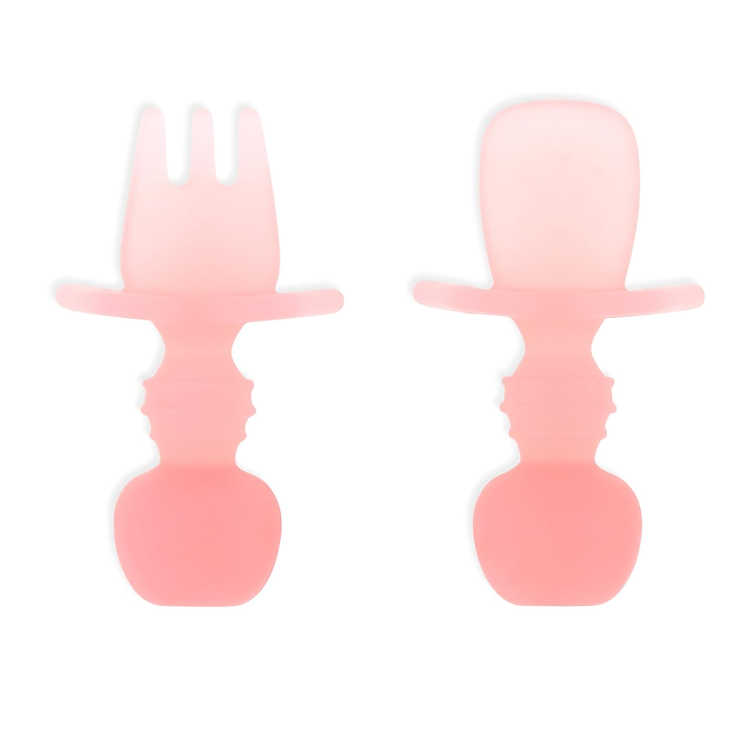 Bumkins Baby Utensils Set, Chewtensils Silicone Spoons for Dipping, Self-Feeding, Baby Led Weaning
