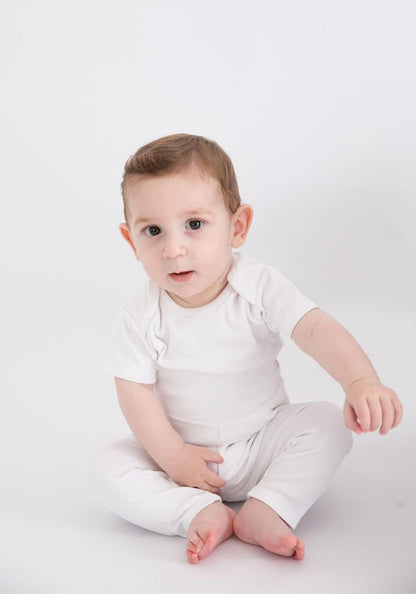 Pimbi&Bimpi Premium Peruvian Pima Cotton Baby Bodysuit - Short Sleeve Romper