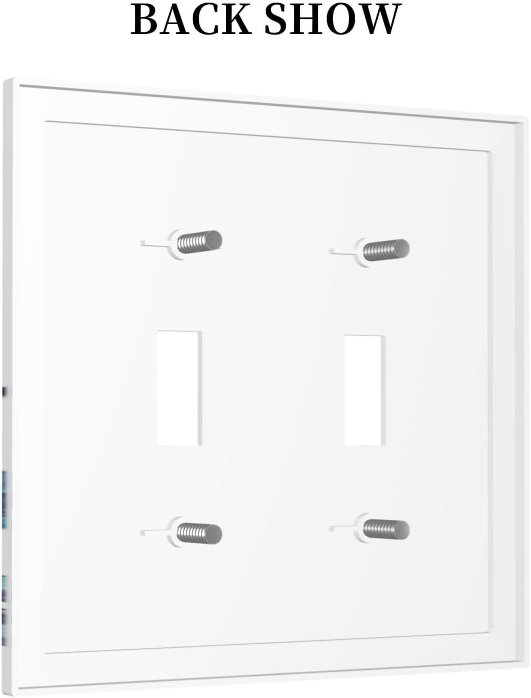 Decorative Switch Plates Vibrant Turtle Seagrass Watercolor Painting 2 Gang Double Toggle Outlet