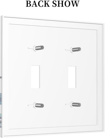 Decorative Switch Plates Vibrant Turtle Seagrass Watercolor Painting 2 Gang Double Toggle Outlet