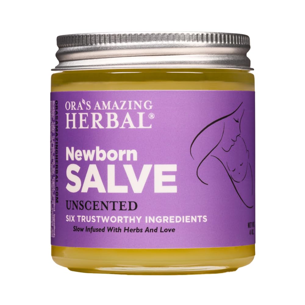 Ora's amazing Herbal, Newborn Salve, Diaper Rash Cream, Calendula Baby Balm, EWG Verified Baby