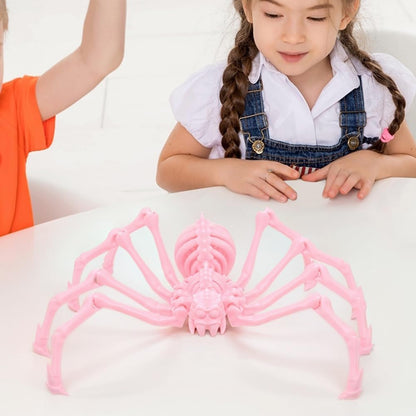 Large Skeleton Spider-Shy Spider,Halloween Decorations Skeleton Spider,Skeleton Spider Skull Bone
