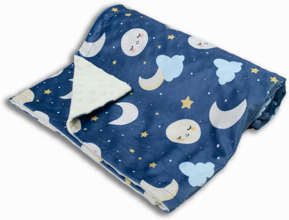 Baby Blankets for Unisex Boys Girls, Super Soft Nursery Minky Blankets, 30 x 40 inch Outer Space