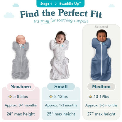 Love to Dream Swaddle UP, Baby Sleep Sack, Self-Soothing Swaddles for Newborns, Snug Fit Helps Calm