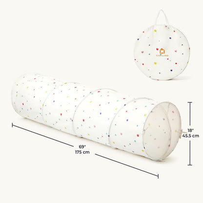 Tiny Land Kids Play Tunnel with Storage Bag for Toddlers and Baby