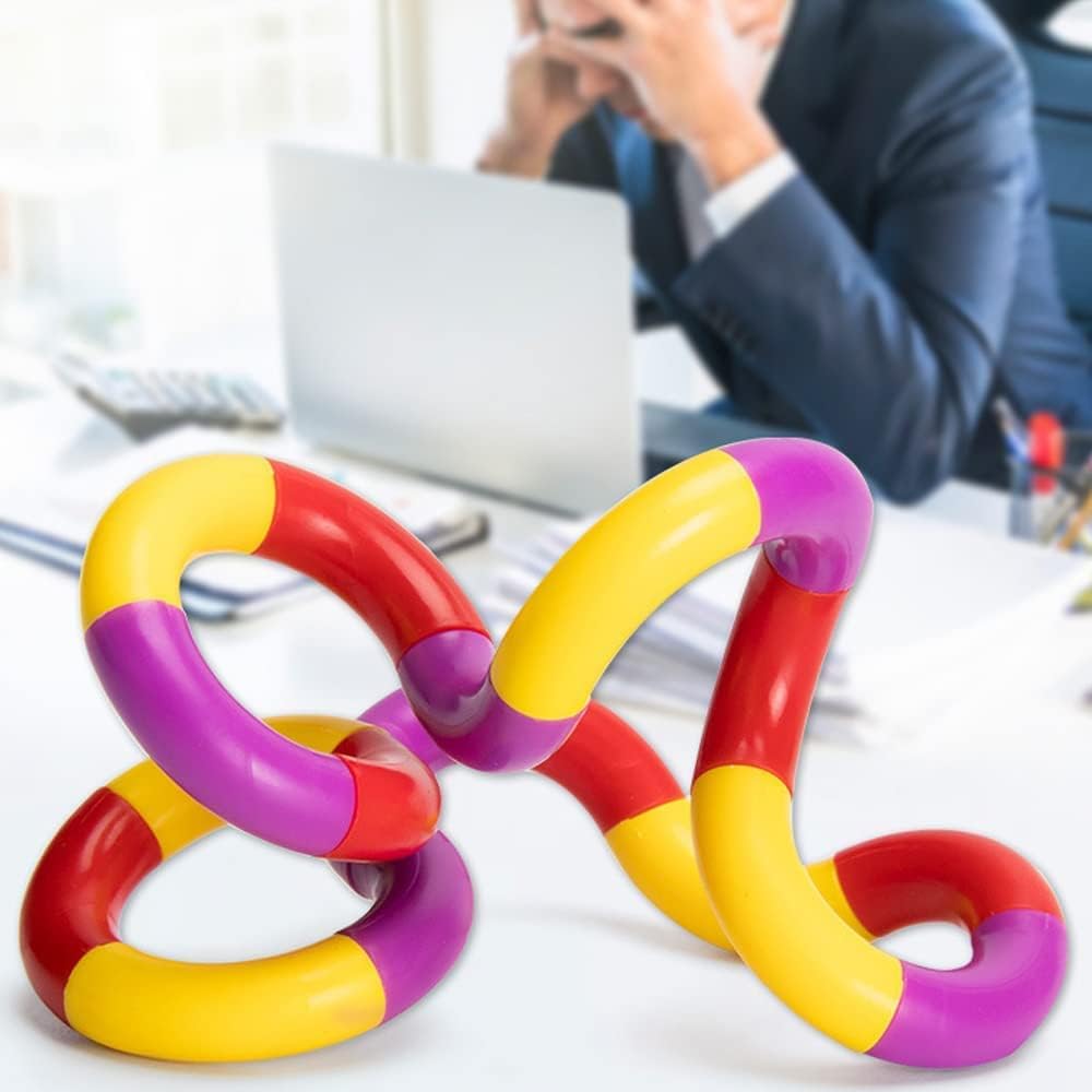 20 PCS Multicolored Quiet Fidgets Toys for Unique Fidget Experience, Anti Anxiety Sensory Toys