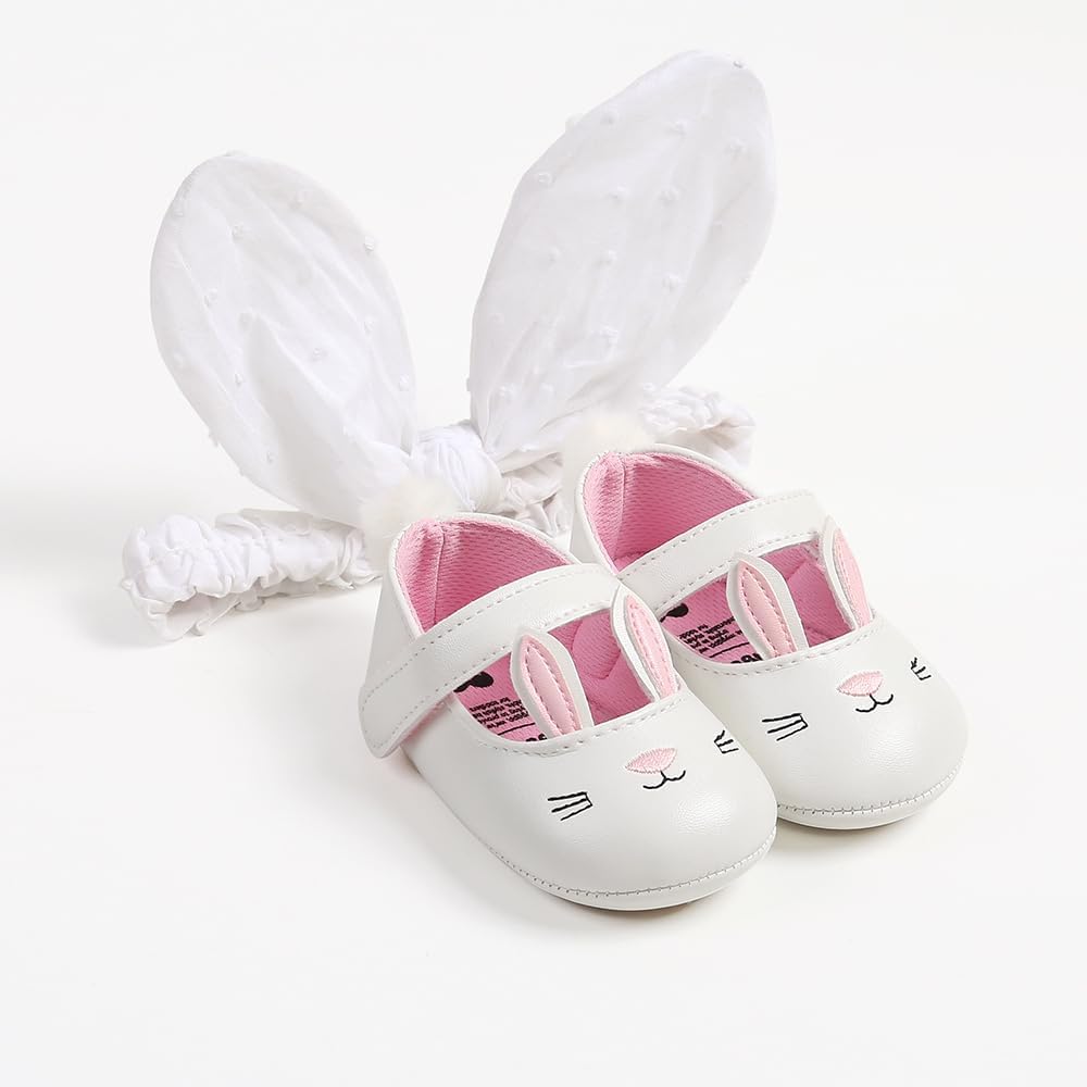 Baby Shoes Mary Jane Flats Non Slip Soft Sole Infant Toddler Sneakers First Walkers Party Christmas