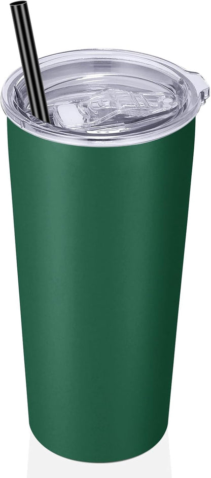VEGOND 20oz Tumbler Stainless Steel Tumbler with Lid And Straw Vacuum Insulated Double Wall Travel