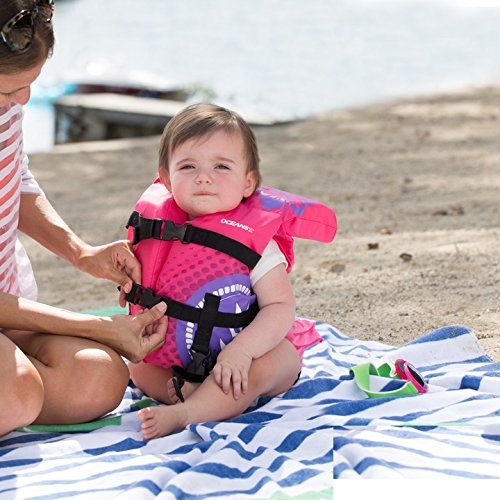 Oceans 7 US Coast Guard Approved, Infant-Child-Youth Life Jacket Vest – Sizes for 8-90 Lbs. – Type