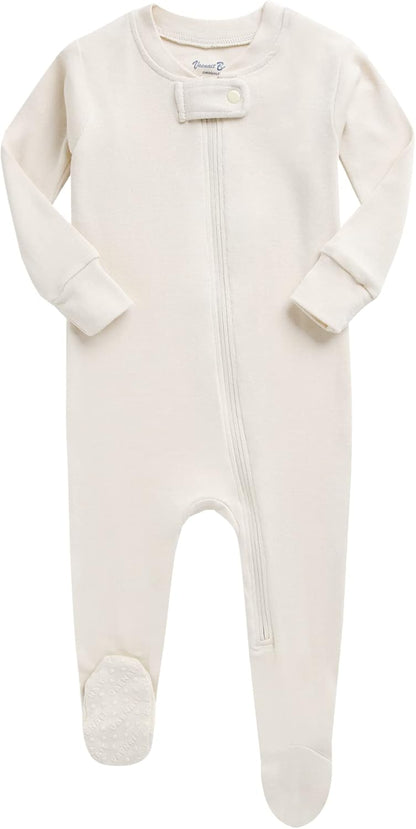 VAENAIT BABY Infant Toddler Boys Girls Footed One-Piece Sleep and Play Premium Modal Pajamas 1-2