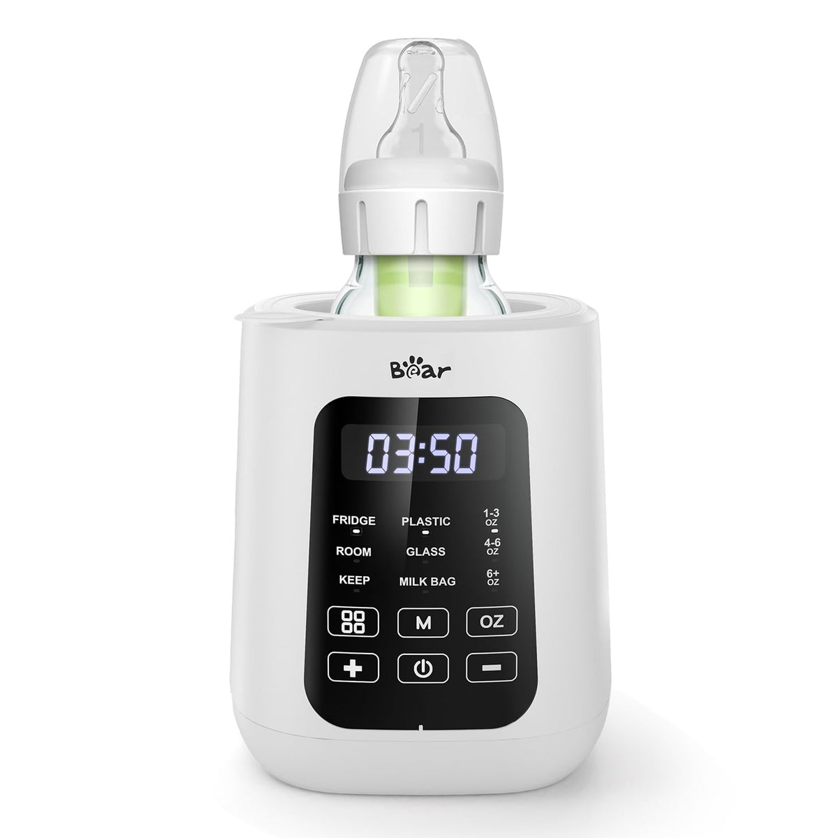 Bear Baby Bottle Warmer, Milk Warmer Breastmilk Bag Formula Fast Warming for New Born Baby Bottles