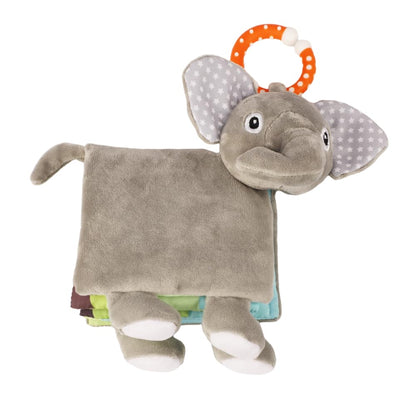Elephant Baby Books Toys 0-6 Months, Loveys Crinkle Books for Babies,Touch and Feel Infant Toys