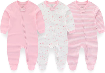 Newborn Layette Gift Set 27-Piece Baby Girl Clothes Bodysuits, Pants Essentials and Accessories
