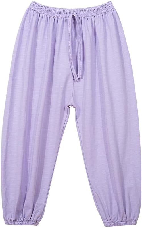 PAUBOLI Baby Long Bloomers Soft Cotton Harem Pants for Boys Girls 12M-7T