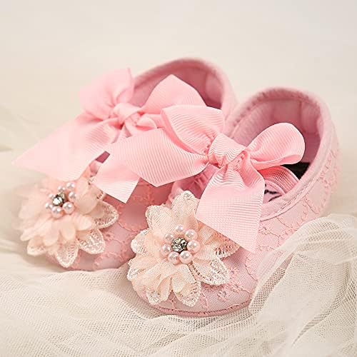 Baby Shoes Mary Jane Flats Non Slip Soft Sole Infant Toddler Sneakers First Walkers Party Christmas
