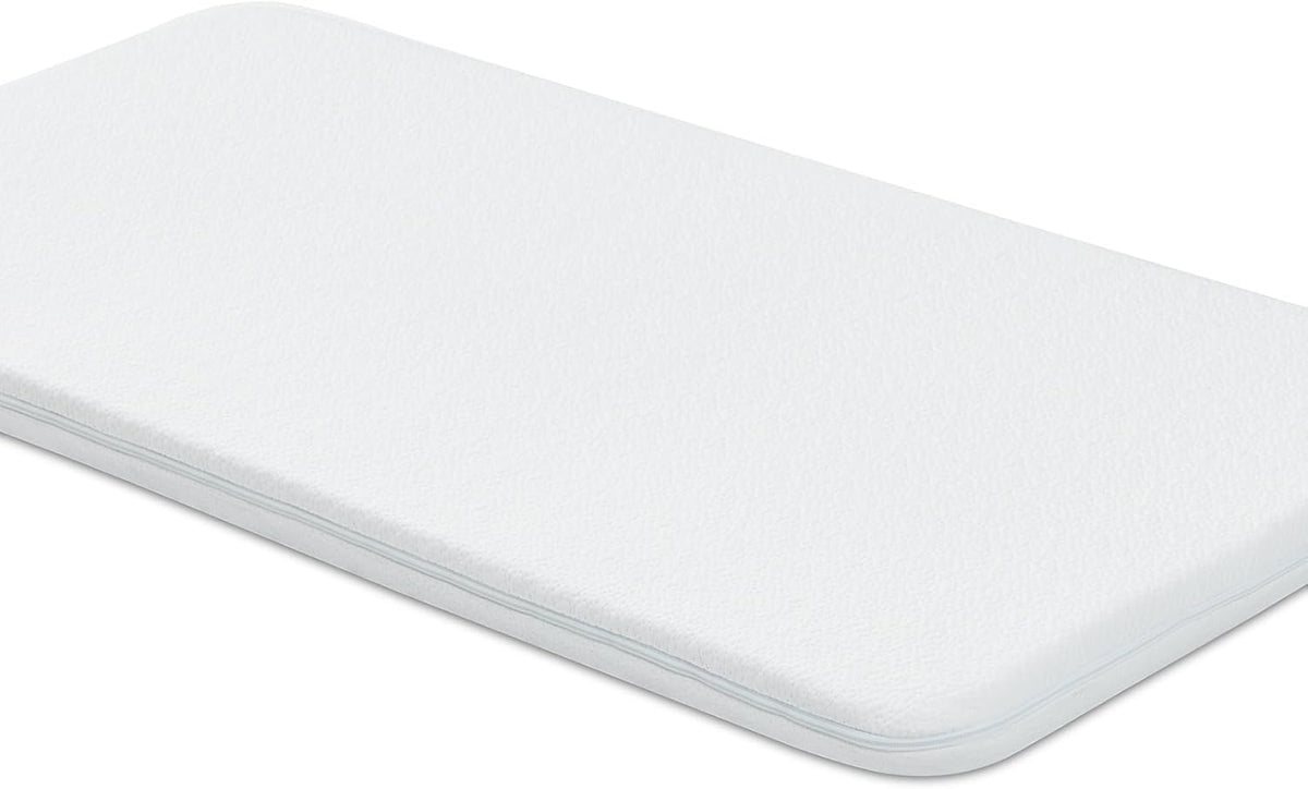 NeoBorn Baby Bassinet Mattress Pad, 47" x 23.6" Dual Sided Comfort Gel Memory Foam Mattress with