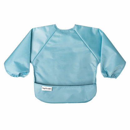 Tiny Twinkle Mess Proof Baby Bibs, 2pk Waterproof Smock Baby Bibs for Eating, Machine Washable Long