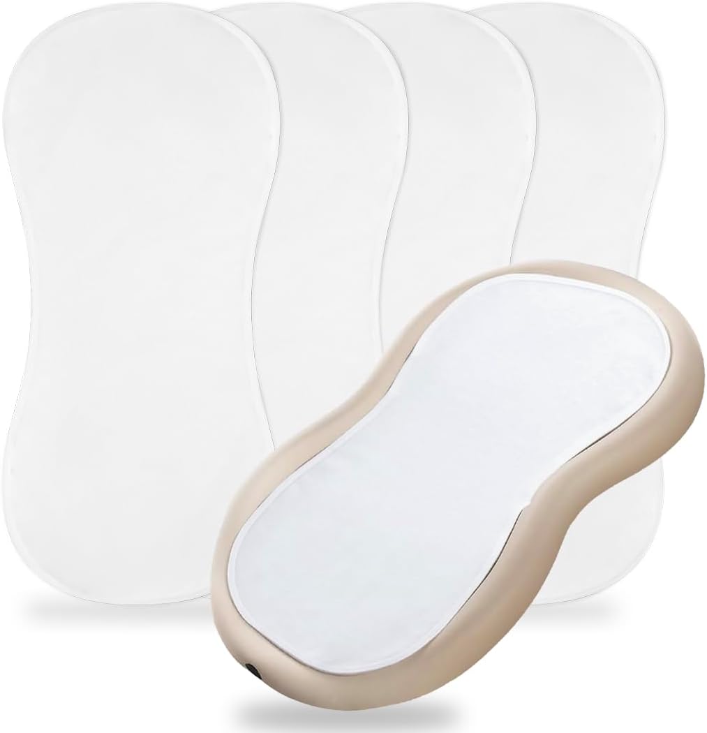 Thicker 4-Pack Waterproof Changing Pad Liners - Ultra Soft & Absorbent for Baby, Fits Keekaroo