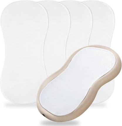 Thicker 4-Pack Waterproof Changing Pad Liners - Ultra Soft & Absorbent for Baby, Fits Keekaroo