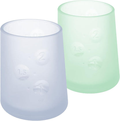 Olababy First Cup | Clear Sense 100% Silicone Infant Trainer Cup | 2oz Medicine Cup for Newborn |