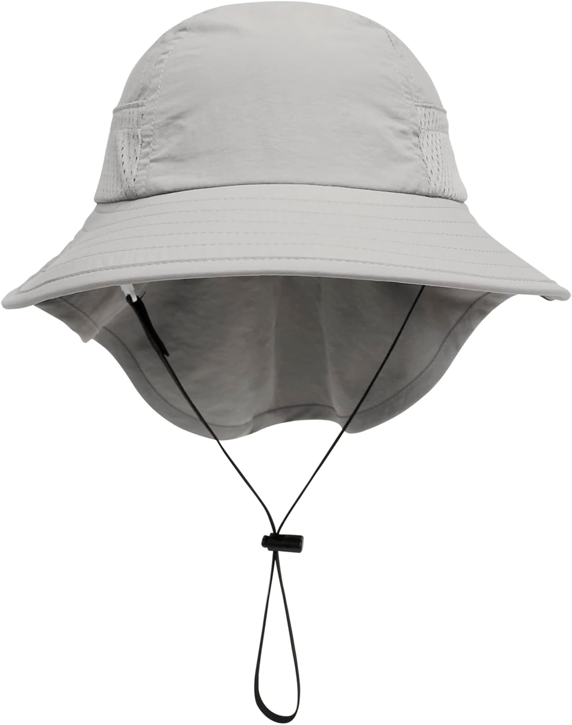 CHUNG Baby Sun Protection Hat Summer Toddler Adjustable UPF 50+ Wide Brim Neck Flap Beach Caps Boys