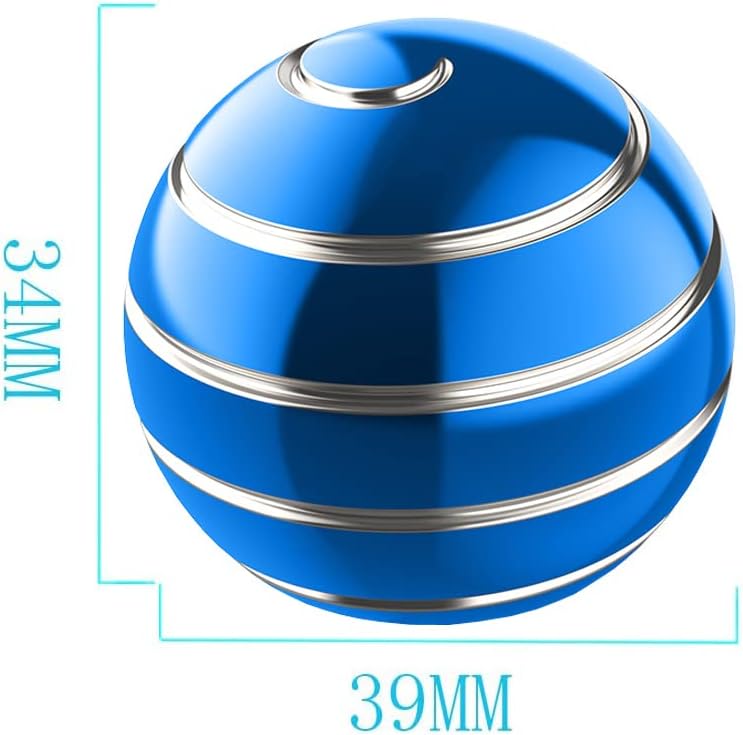 Kinetic Desk Toy Ball, 1.54'' Kinetic Desktop Spinning Toys, Optical Illusion Fidget Toys Gadgets