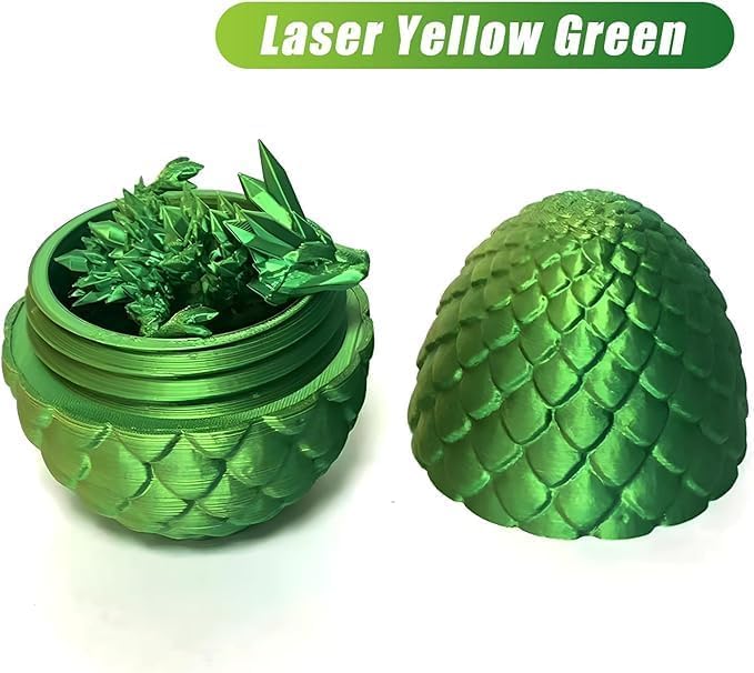 Easter Basket Stuffers, 3D Printed Dragon Surprise Egg, Executive Dragon Fidget Desk Toys