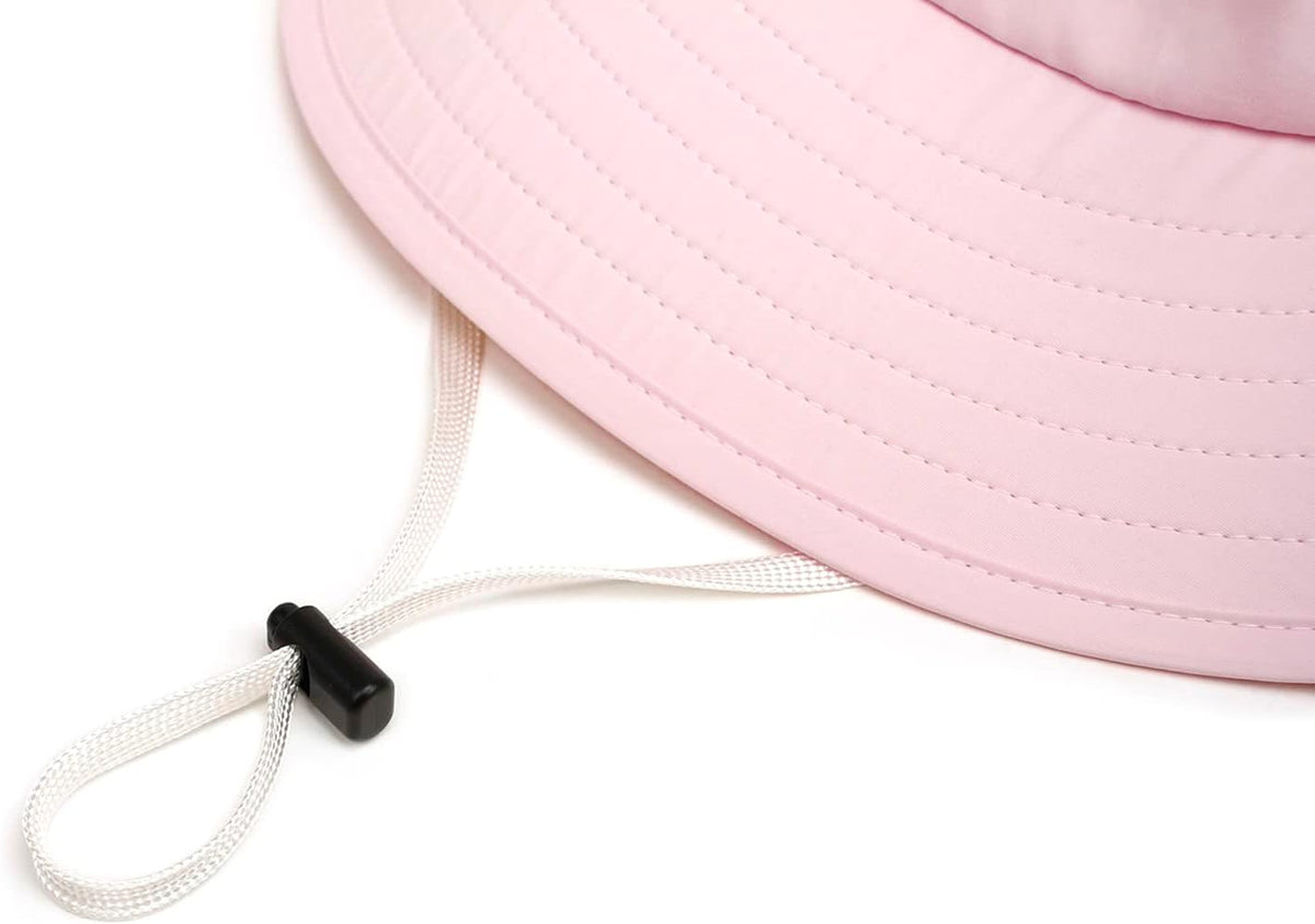 CHUNG Baby Sun Protection Hat Summer Toddler Adjustable UPF 50+ Wide Brim Neck Flap Beach Caps Boys
