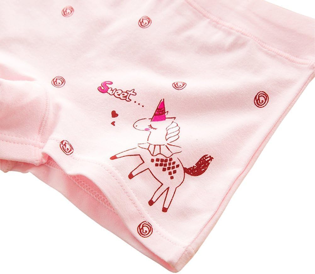 CHUNG Toddler Little Girls Kids Briefs Panties Soft Cotton Boyshort Underwear Pack Big Girl Daily