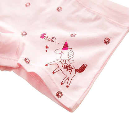 CHUNG Toddler Little Girls Kids Briefs Panties Soft Cotton Boyshort Underwear Pack Big Girl Daily