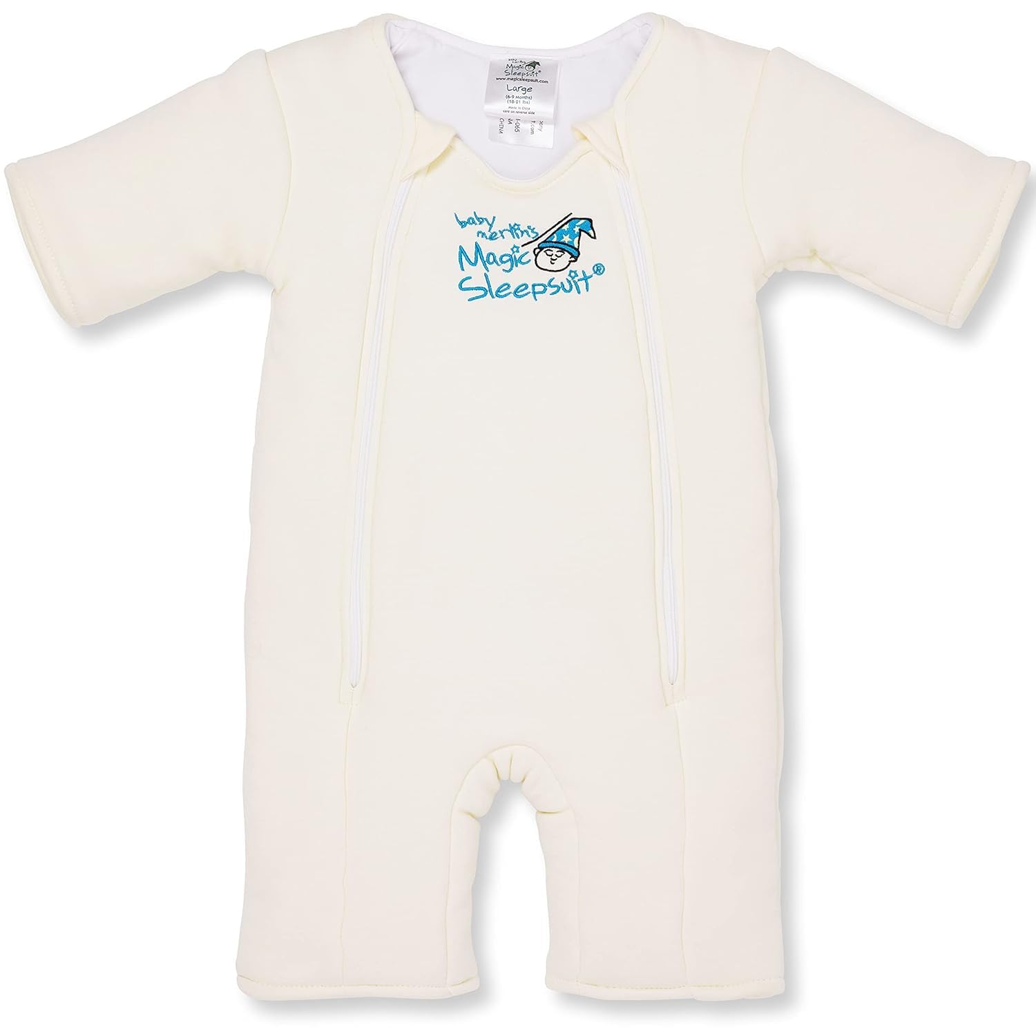 Magic Sleepsuit Baby Merlin's Cotton Baby Swaddle Transition Product - Soft and Cozy Design, Double