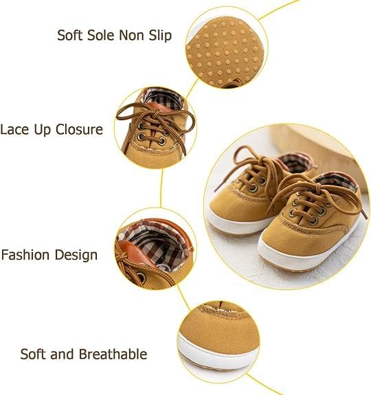 Morbido Infant Baby Boys Girls Canvas Sneaker Toddler Slip On Anti Skid Newborn First Walkers Candy