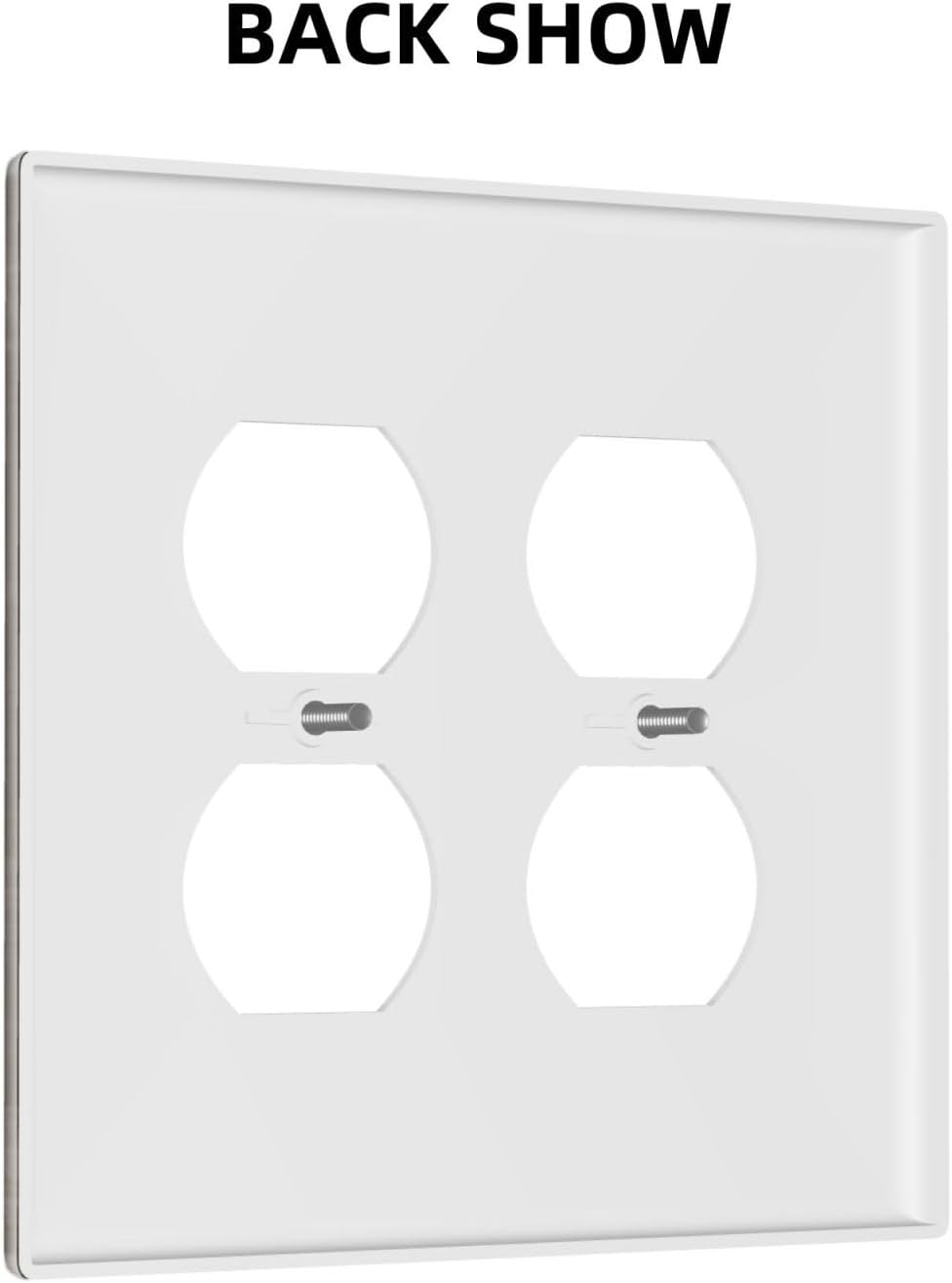 Rustic Brown Wood Grain Dark Oak Outlet Covers 2 Gang Double Duplex Decorative Light Switch Covers