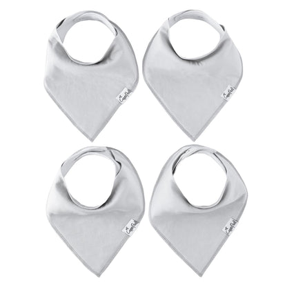 Copper Pearl 4 Pack Soft Cotton Baby Bibs for Drooling and Teething, Absorbent Drool Bibs for Baby