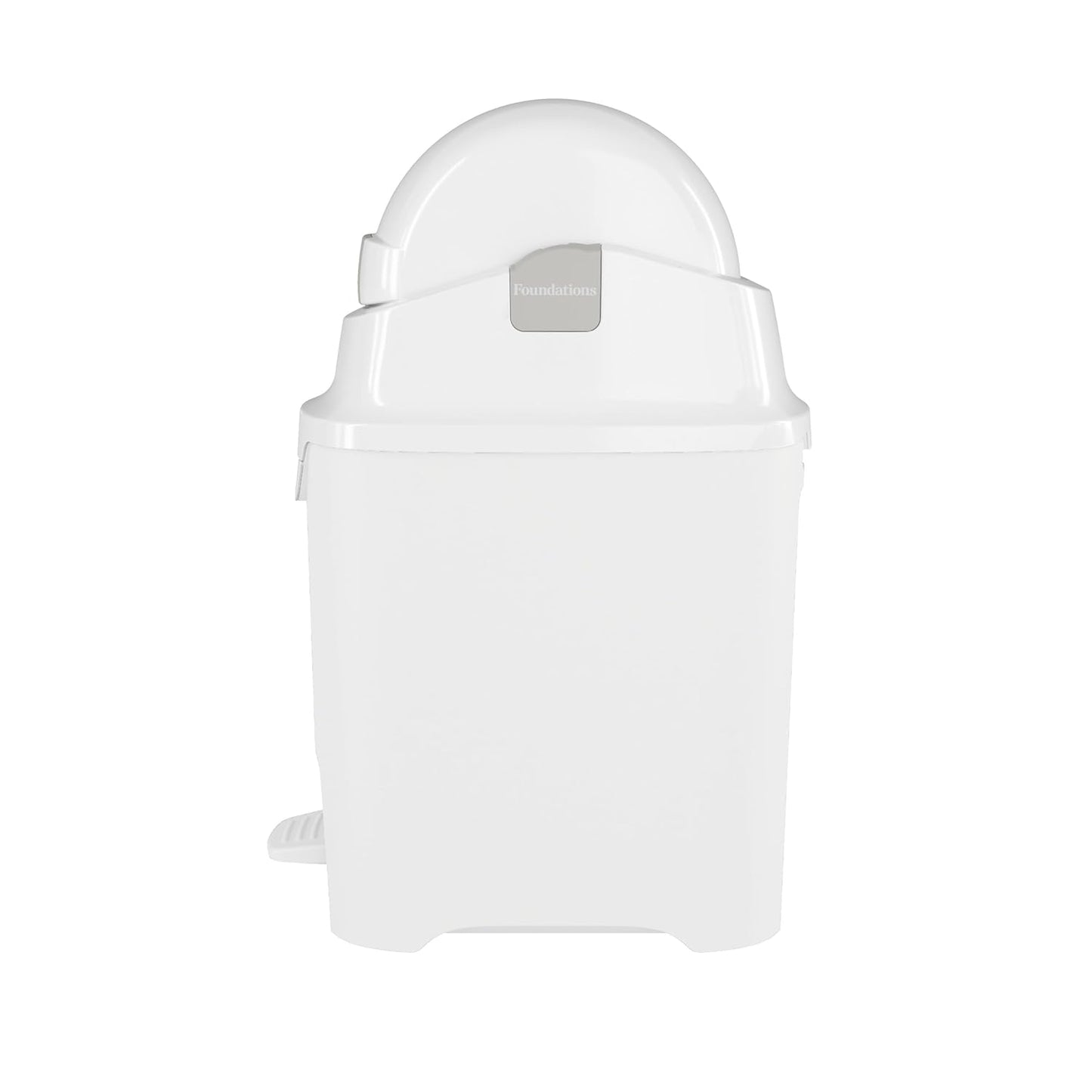 Foundations Mini Hands-Free Diaper Pail with Airtight Lid - Durable & Odorless Diaper Disposal