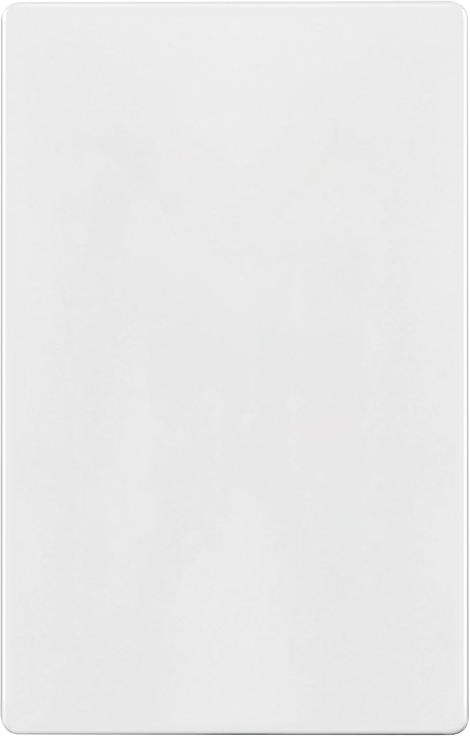 TG Mid-Size Screwless Blank Wall Plate, Child Safe Blank Device Outlet Cover, Medium Size 1-Gang