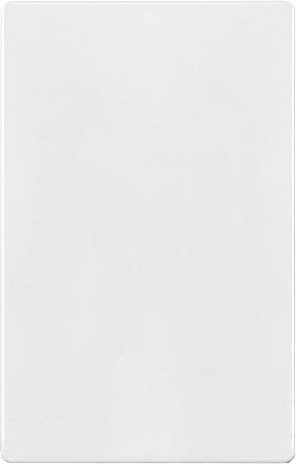 TG Mid-Size Screwless Blank Wall Plate, Child Safe Blank Device Outlet Cover, Medium Size 1-Gang