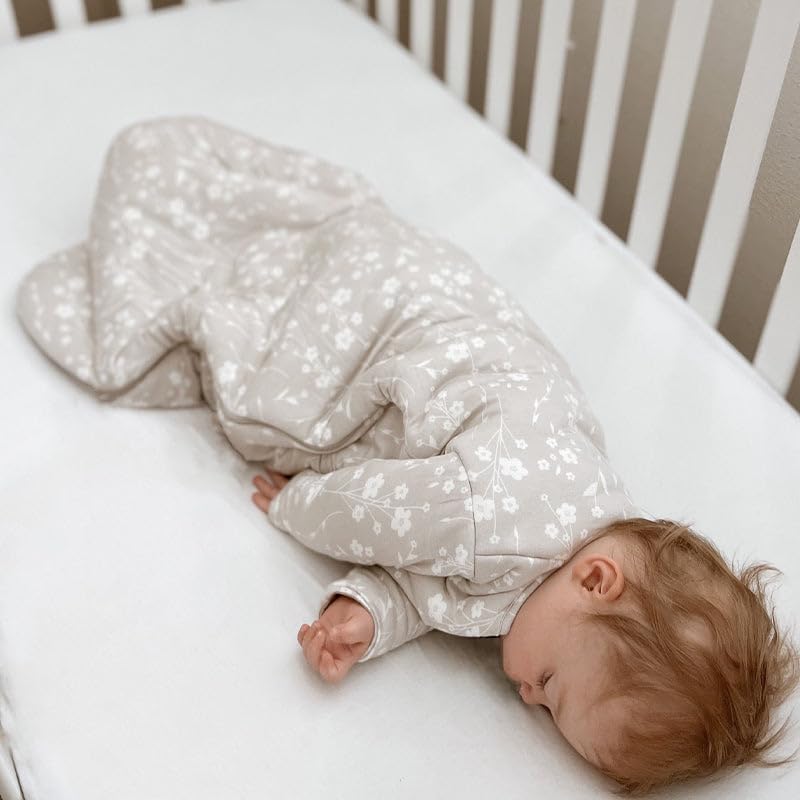 GUNAMUNA Unisex Long-Sleeve Sleep Sack, Wearable Sleep Bag for Babies and Toddlers, Soft Rayon, 1.0