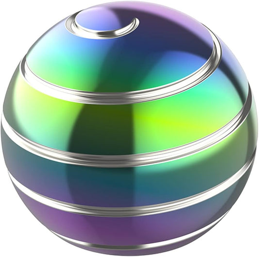 Kinetic Desk Toy Ball, 1.54'' Kinetic Desktop Spinning Toys, Optical Illusion Toys for Anxiety