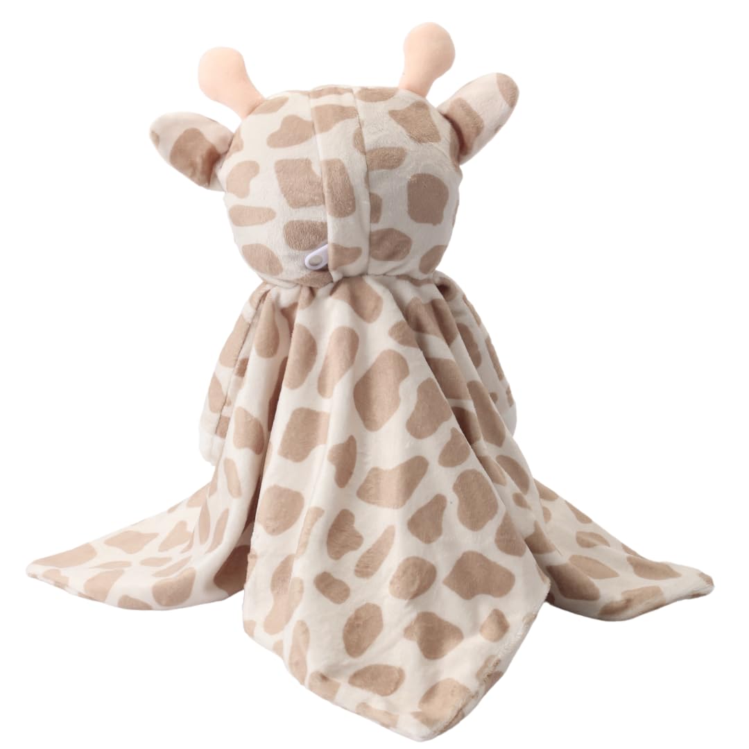 Love By Emi Baby Music Lovey Beige & White Giraffe, Baby Sleep Soother for Crib & Cuddle Bedtime