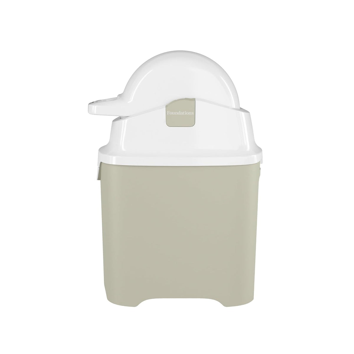 Foundations Mini Diaper Pail with Airtight Lid - Durable & Odorless Diaper Disposal, Large