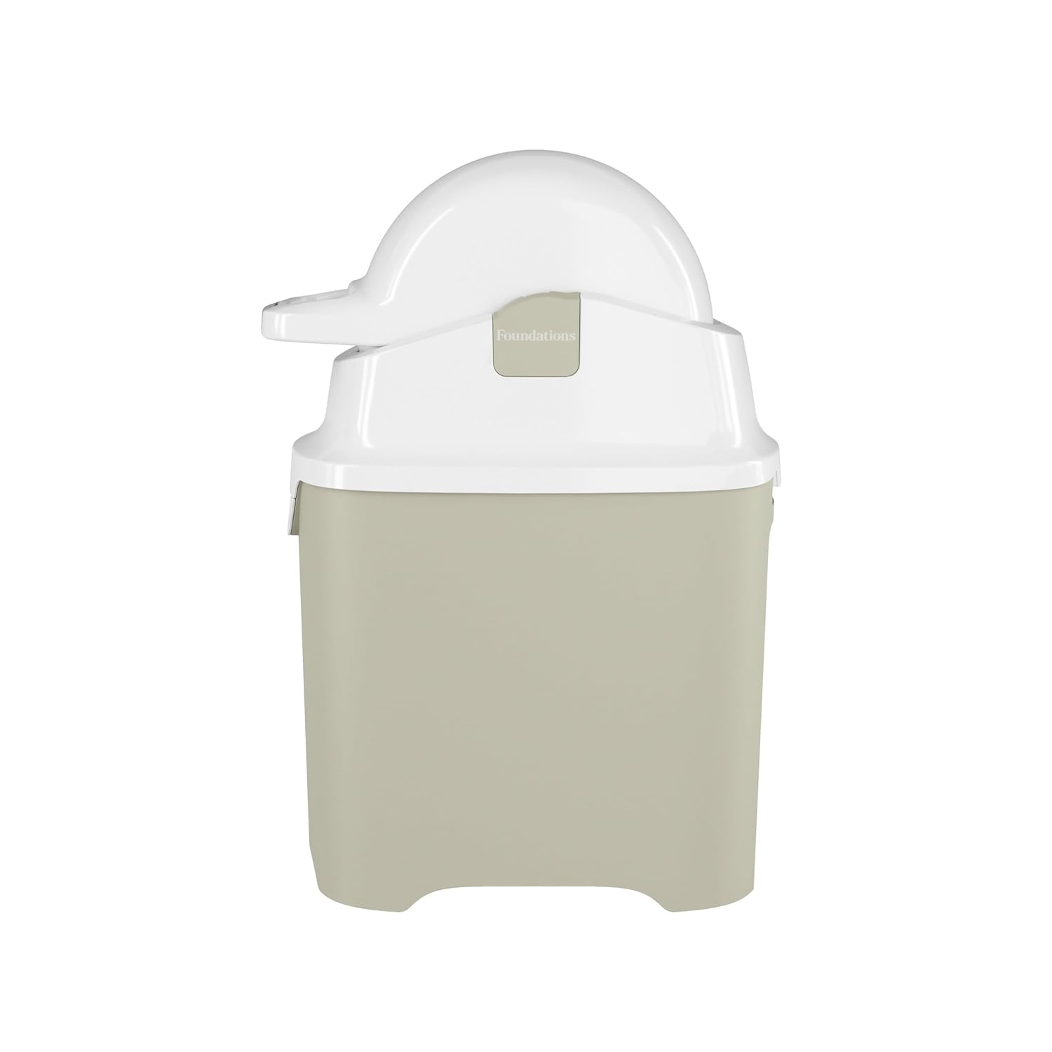 Foundations Mini Diaper Pail with Airtight Lid - Durable & Odorless Diaper Disposal, Large