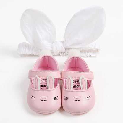 Baby Shoes Mary Jane Flats Non Slip Soft Sole Infant Toddler Sneakers First Walkers Party Christmas