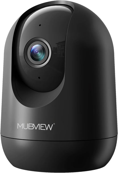 MUBVIEW Cameras for Home Security, Indoor Security Camera, 2.4/5GHz WiFi Wired Camera Ideal for