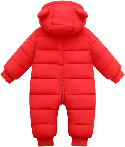 Cute Baby Boys Snowsuit New Born baby girls Winter Coat Toddler Clothes