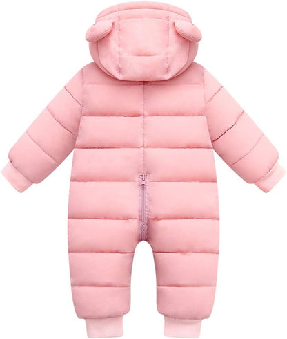 Cute Baby Boys Snowsuit New Born baby girls Winter Coat Toddler Clothes