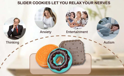 3pcs Haptic Coin Magnetic Fidget Slider, Magnetic Push Slider ADHD Sensory Toys Desk Office Fidget