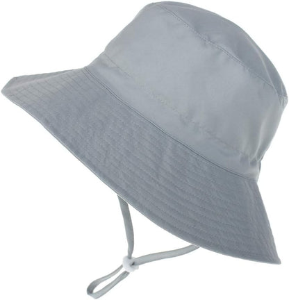 Baby Sun Hat Toddler Beach Swim Hats UPF 50+ Summer Bucket Hat Kids Infant Wide Brim Adjustable Sun