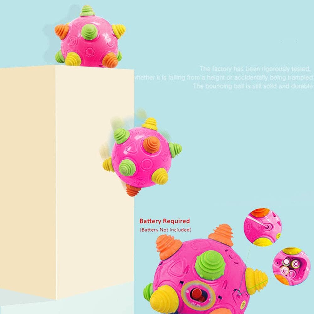 Toddler's Music Dancing Shake Ball - Move, Crawl, Bounce, Sensory Learning for Kids and Babies, Fun